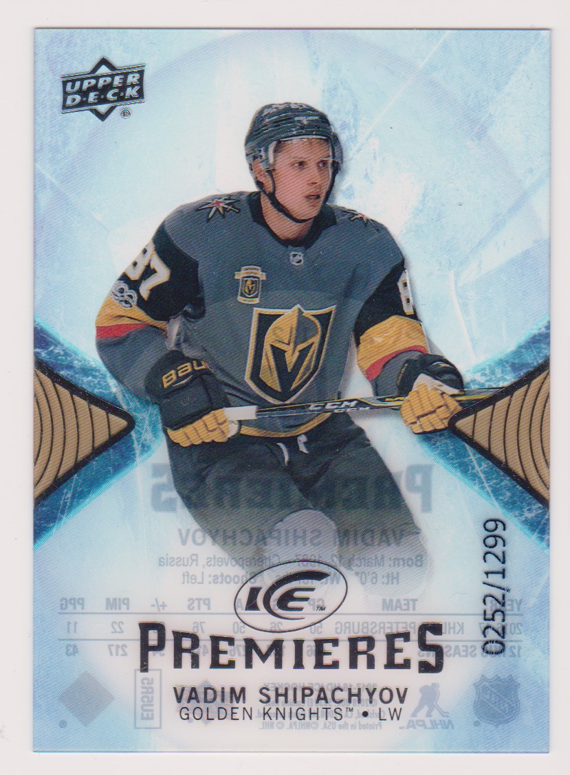 (image for) 2017-18 Upper Deck Ice #112 Vadim Shipachyov 252/1299 RC